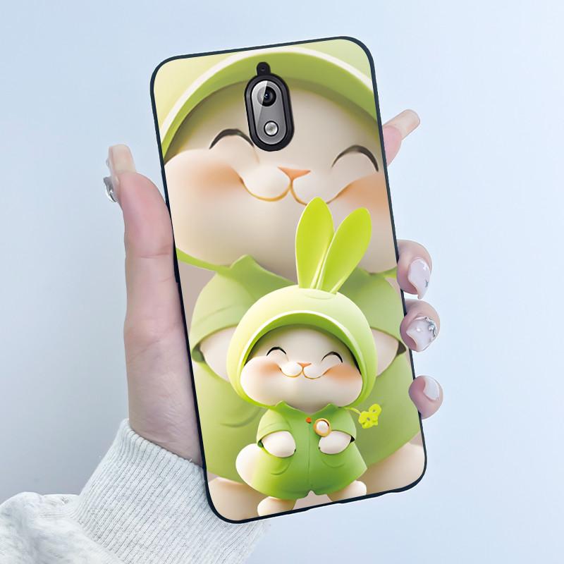 Корпус Для Nokia 3.1 TA-1049 TA-1057 / Nokia 3 TA-1032 TA-1028 Чехол Для Телефона Роскошный Милый Крутой Мальчиков Девочек Мягкий Силикон Матовый Чехол