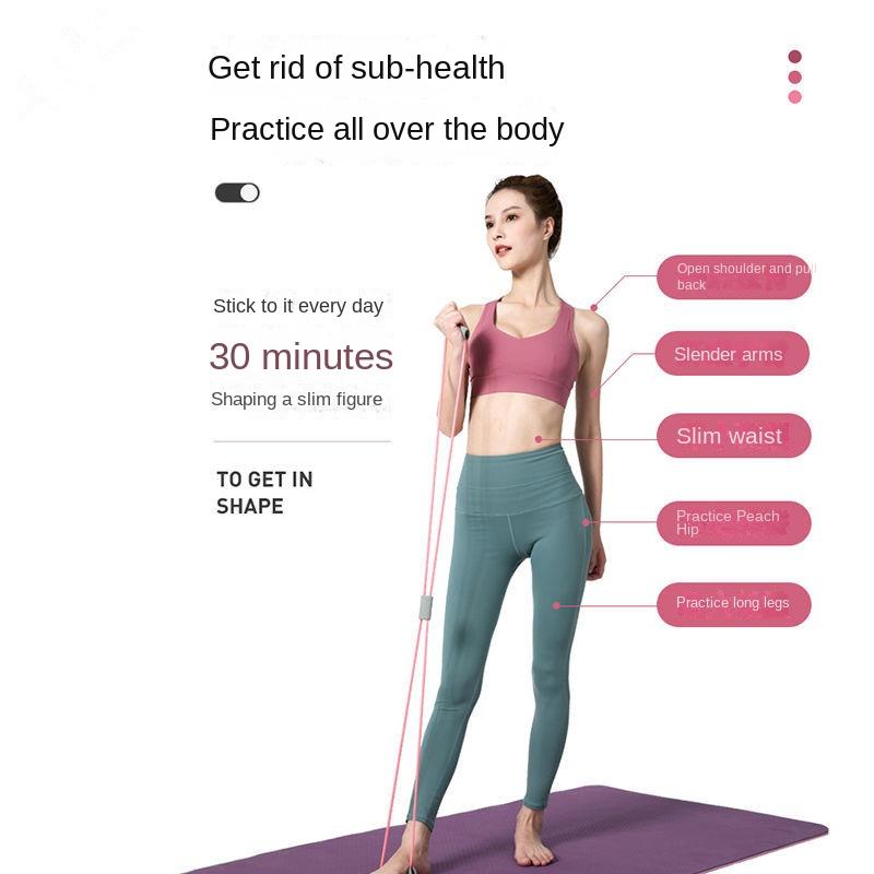 Thick Tension Rope for Men and Women, Yoga Fitness Training Equipment, 8-character Tensioner, Shoulder Opening Tensioner, Beautiful Back Tensioner