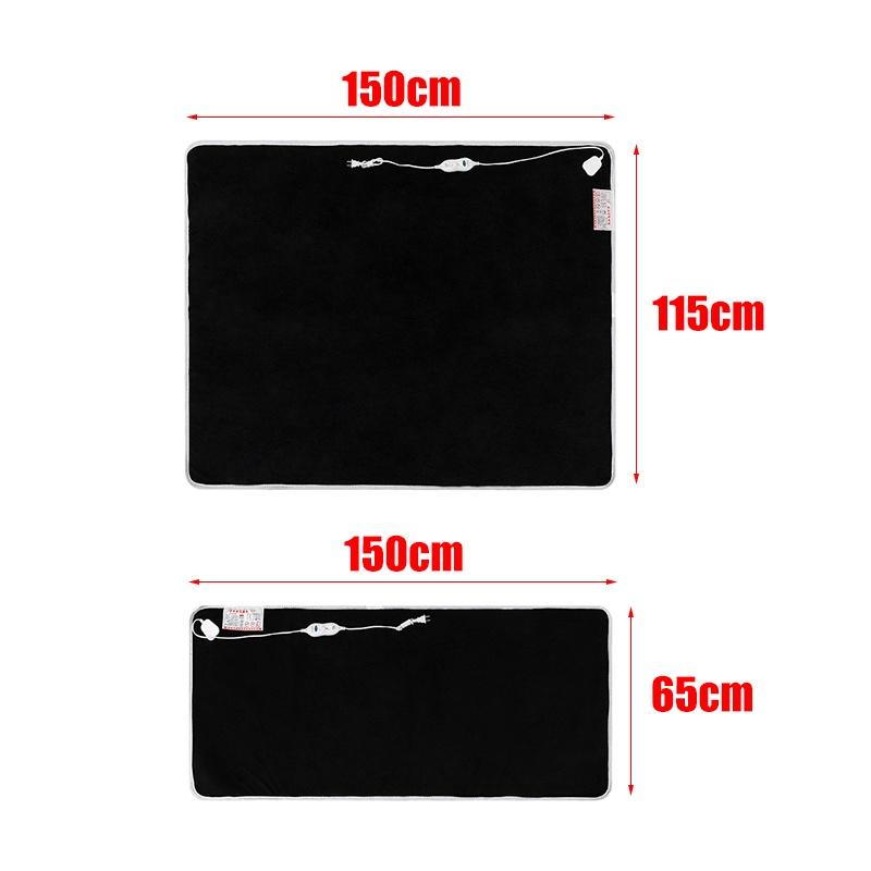 110V/220V 150cm Electric Blanket Heated Double Thermal Blanket Adjustable Electric Warmer Electric Heating Blanket