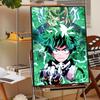 Мой герой A-Academia Deku постер аниме постеры липкие HD качество настенное искусство ретро постеры для дома кавайные постеры для декора комнаты