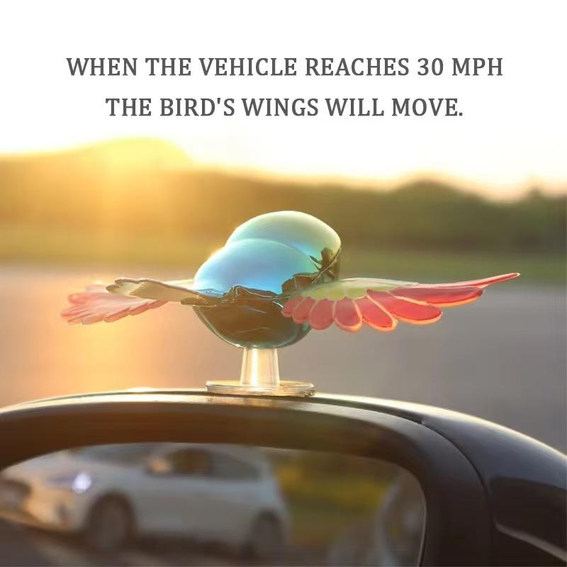 non-toxic Car Ornaments Cute Realistic Flying Bird Eco-friendly Helmet Accessories Creative Personalized Electric Vehicle Decoration