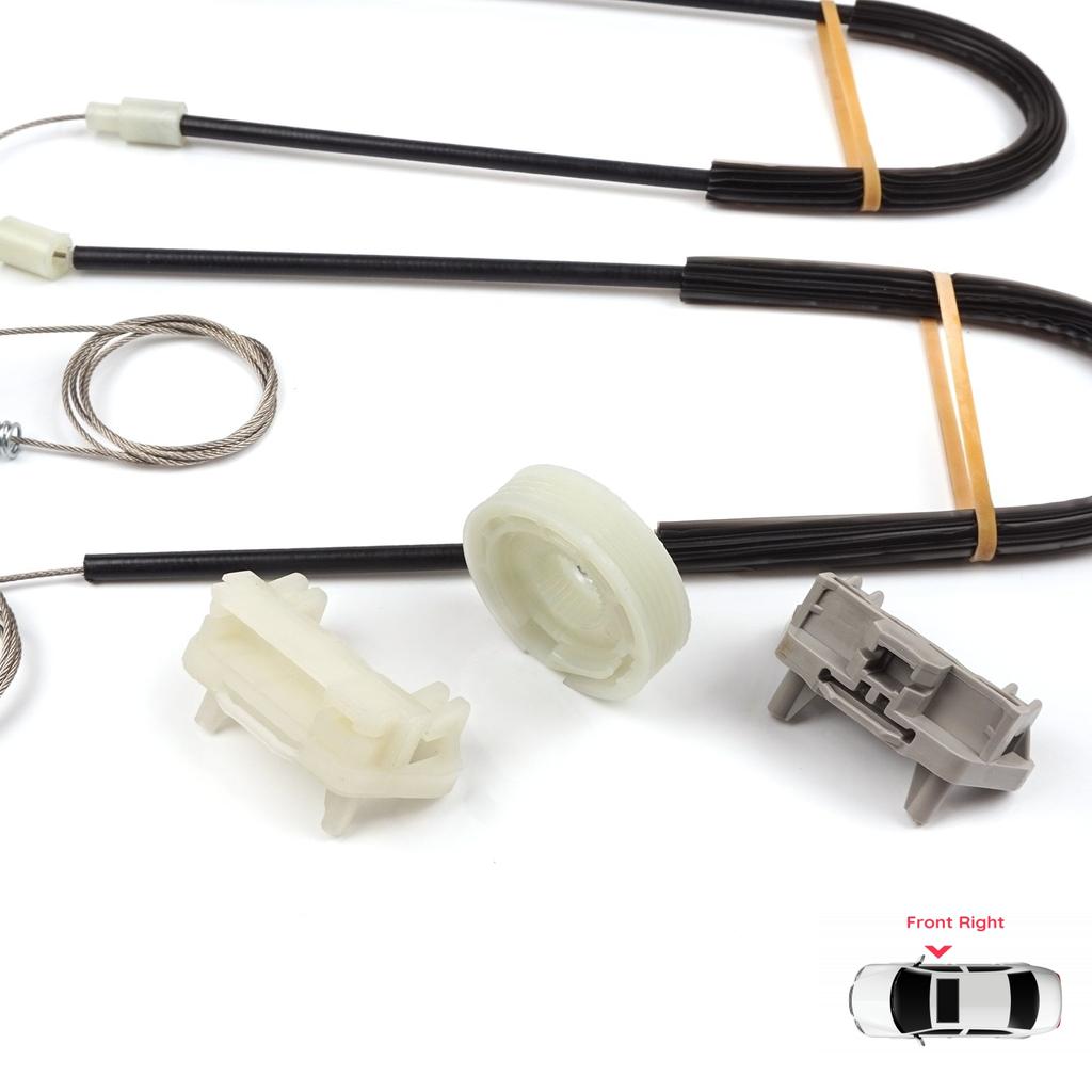 EWR551 Electric Power Window Regulator Repair Set Front Right Door for Ford Focus MK1 1998-2007 2/3 Door Hatchback Coupe 1331618