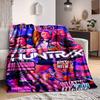 1 шт. Huntrix, K-POP Плед Мягкий Теплый Всесезонный Плед для Дивана, Кровати, Машины, Офиса Яркий Цветной Дизайн, Прочный и Уютный Подарок