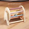 Montessori Wooden Rolling Drum Educational Toy for Early Science Learning and Puzzle Play