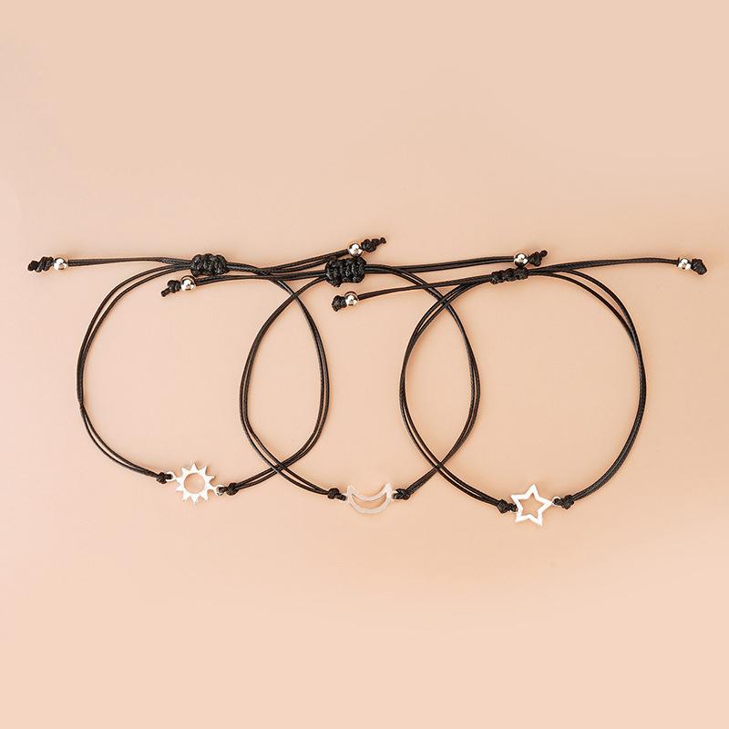 3 шт./набор браслетов с картой дружбы, браслет-обещание для отношений на расстоянии, подарок на день рождения для лучших подруг и сестер