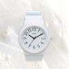 Watch Analog TPU Belt Silver Index White Purse White [Fieldwork] Women's YM115-1