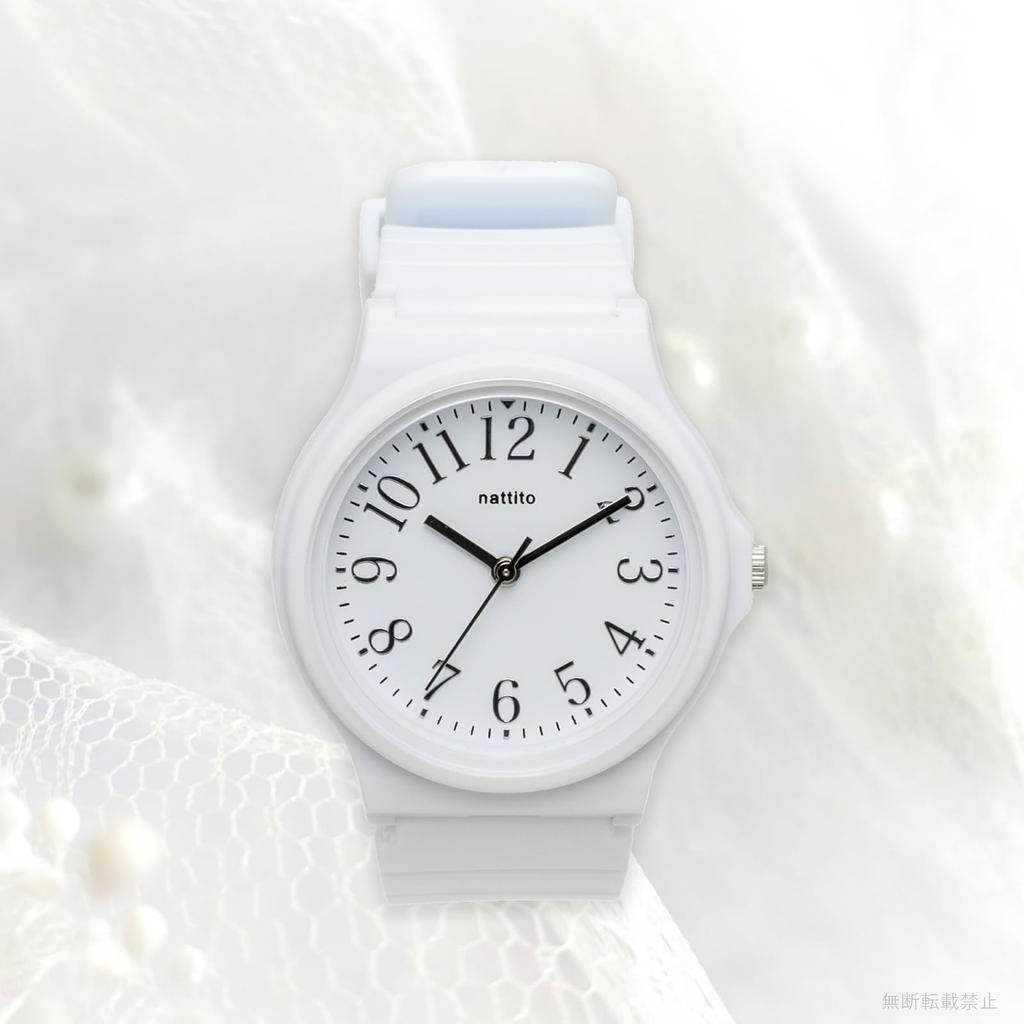 Watch Analog TPU Belt Silver Index White Purse White [Fieldwork] Women's YM115-1