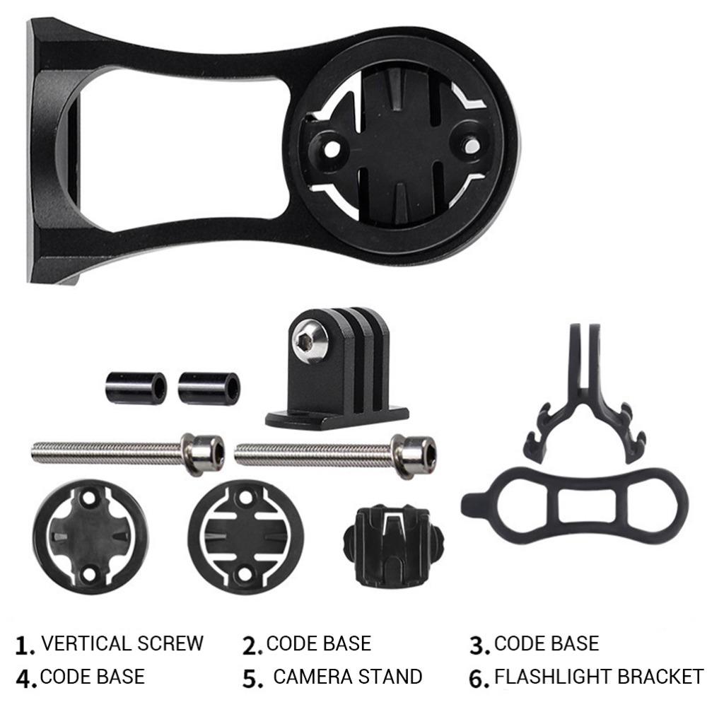 Black Bike Computer Mount Holder Cycling Computer Bracket for Garmin/ Bryton/Cateye Bike Handlebar