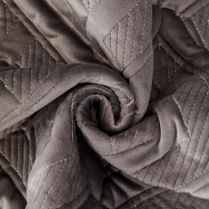 Modern Simple Autumn and Winter Short Plush Sofa Cushion Non-slip Leather Sofa Cover Solid Color Versatile Universal Sofa Cover