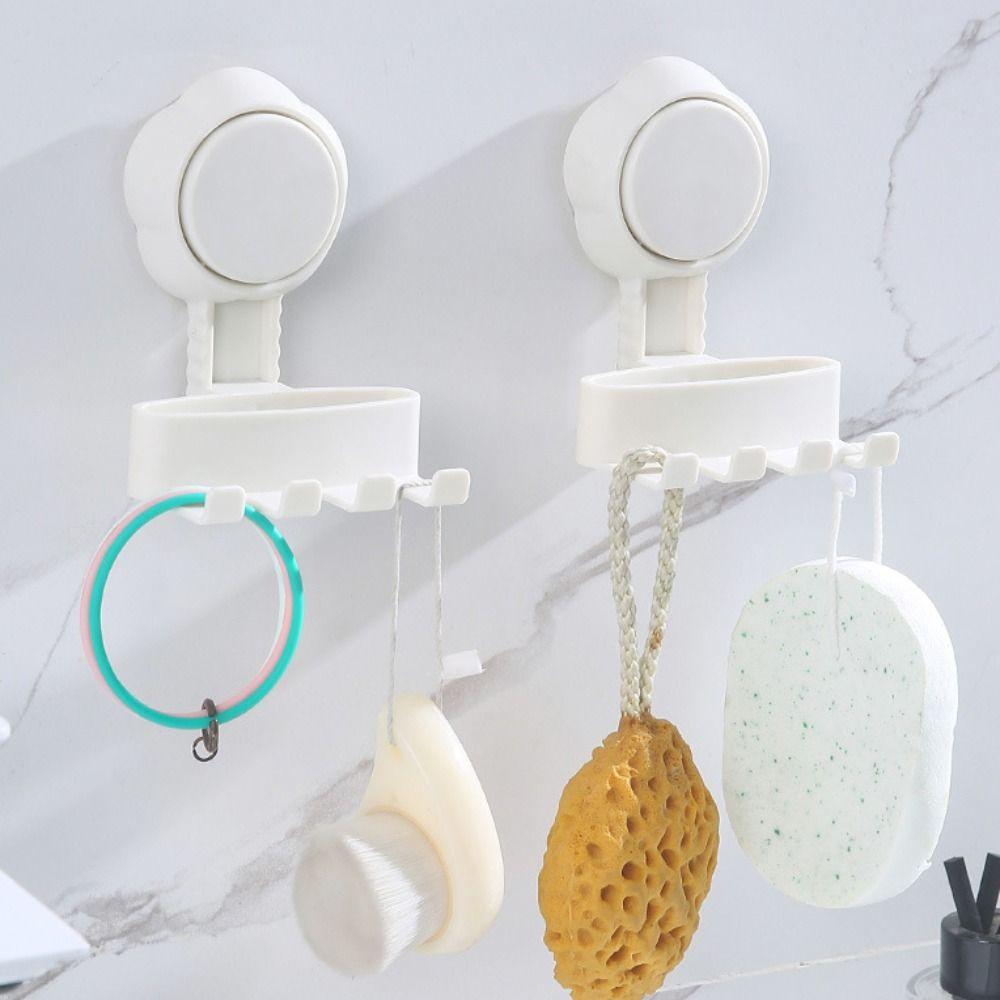 Wall Mount Toothbrush Wall Rack 3 Slots Toothbrush Hanger New Toothpaste Holder
