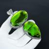 Peridot Giant Size Gemstone Handmade 925 Sterling Silver Jewelry Pendant, Big Size Pendant For Gifts , Double Peridot Gemstone Pendant Gift For Him