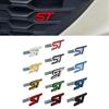 3D Metal ST Front Grille Emblem Badge Car Rear Trunk Auto Sticker For Focus Mondeo Fiesta Edge Escort MK2 MK3 MK4 MK5 MK7