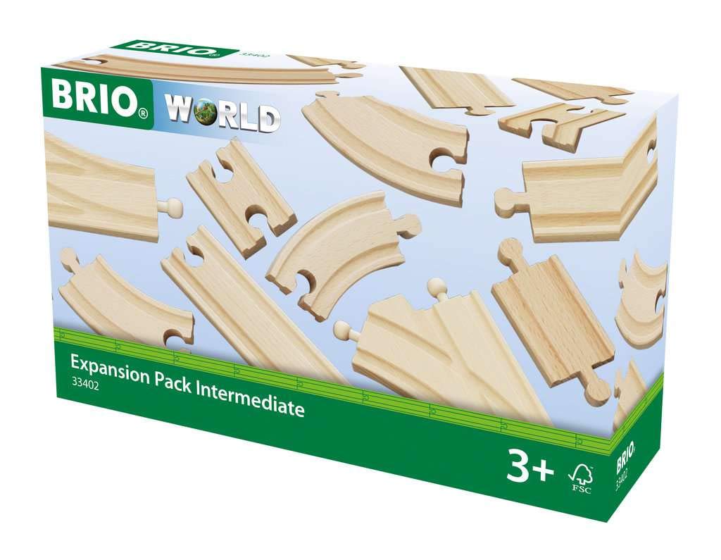 BRIO Дополнительный набор рельсов 2 33402