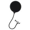 SD GAZER PF1 Pop Guard Pop Blocker Pop Filter Vocal Recording Home Recording Distribution Use Dual Structure for Clear Recording Black