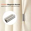 1 Pairs Metal Curtain Closure Clip Magnetic Attraction Detachable Curtain Fixing Buckle Curtain Clips Window Curtain