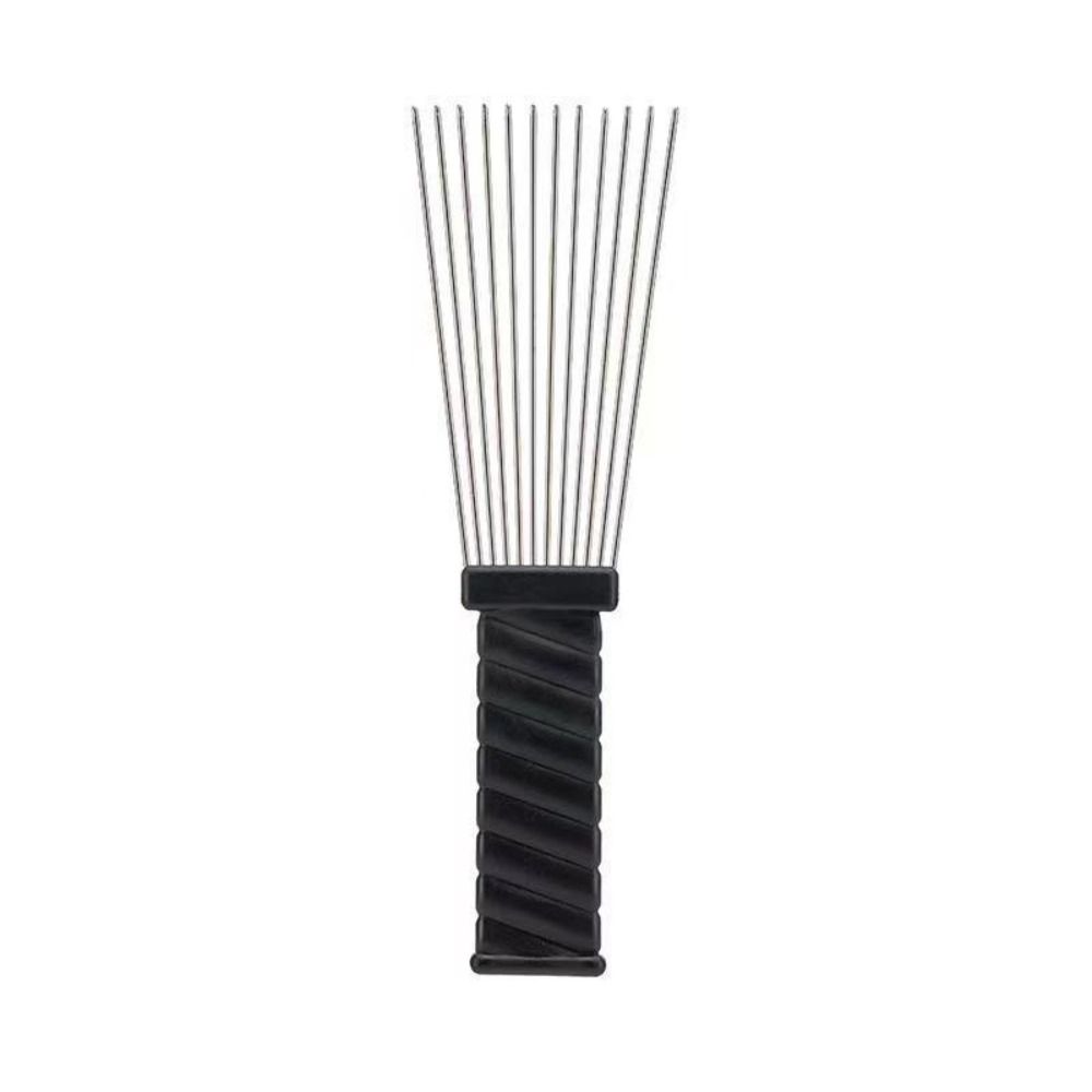 Профессиональная афро-металлическая расческа Black Fist American Pick Hair Combs African Hair Pik Comb Brush Salon