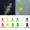 5Pcs Simulation Frogs Swimbaits Baits Topwater Floating Lures Fishing Soft Baits Artificial Frogs Lures Fishing Baits