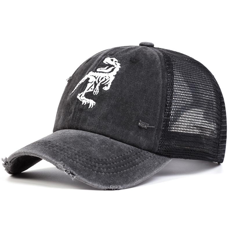 Унисекс Мультяшная Личность Вышивка Бейсболка Весна Лето Улица Регулируемая Солнцезащитная Шляпа