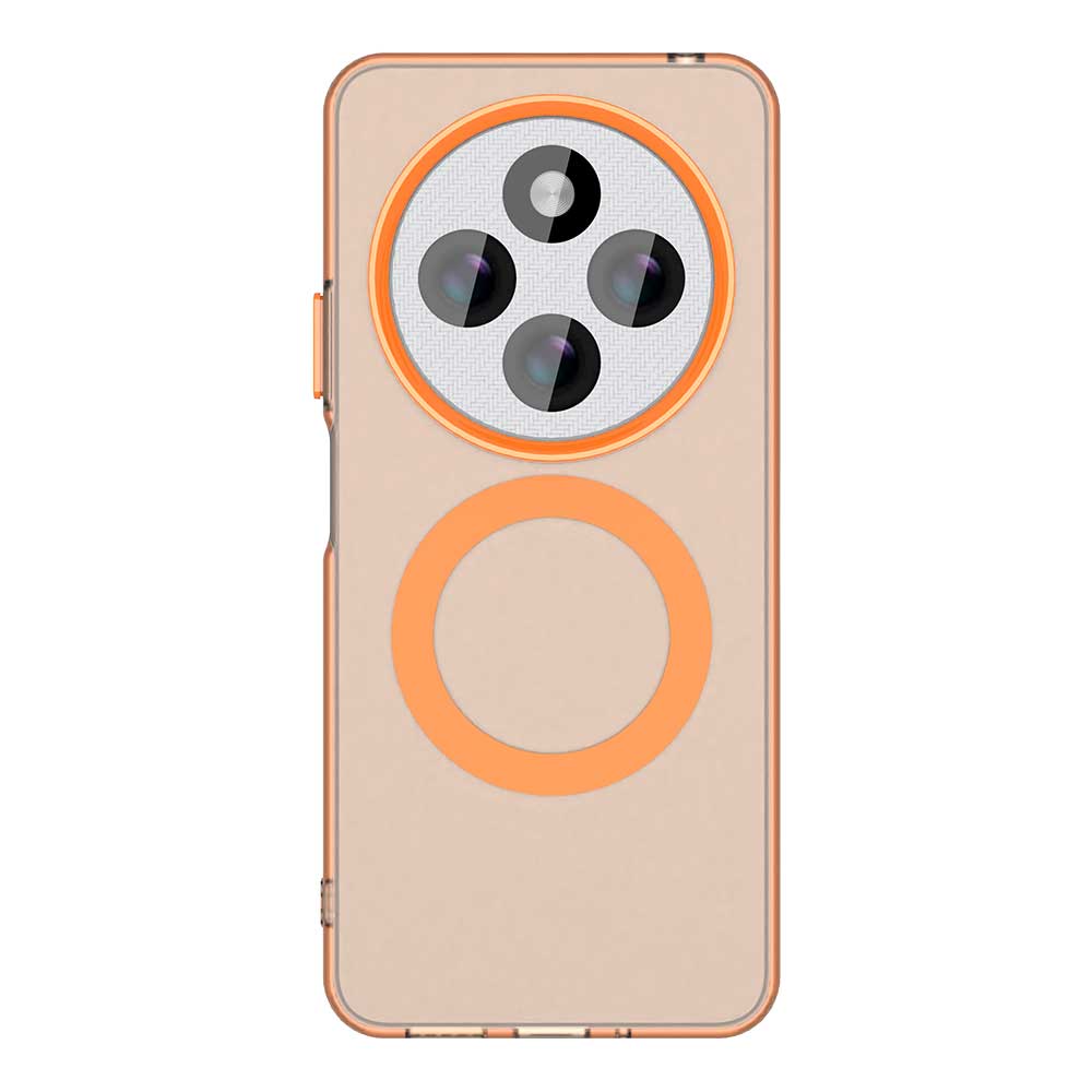 Матовый чехол Magsafe для телефона Xiaomi Redmi 14C Магнитная беспроводная зарядка для Xiaomi Redmi 14R Противоударная задняя крышка