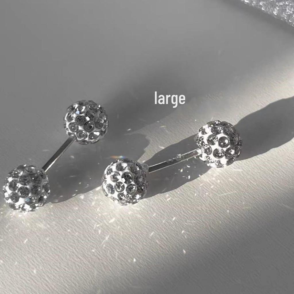 Элегантные маленькие циркониевые серьги-каффы: Серебро 925 пробы для женщин, способствующее здоровому сну