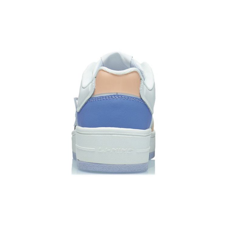 Li-Ning Featherlight Slip-Resistant Durable Low-Top Skate Shoes Women Sneakers Cloud-White AGCT380-1