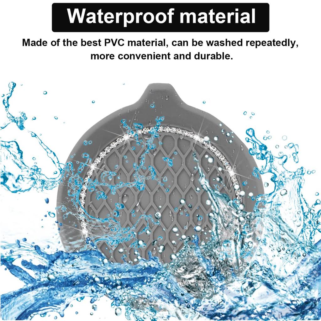 1pc Car Cup Holder Coaster Silicone Cup Holder With Bling Crystal Rhinestone Insert Non-Slip Cup Holders Silent Cup Pad