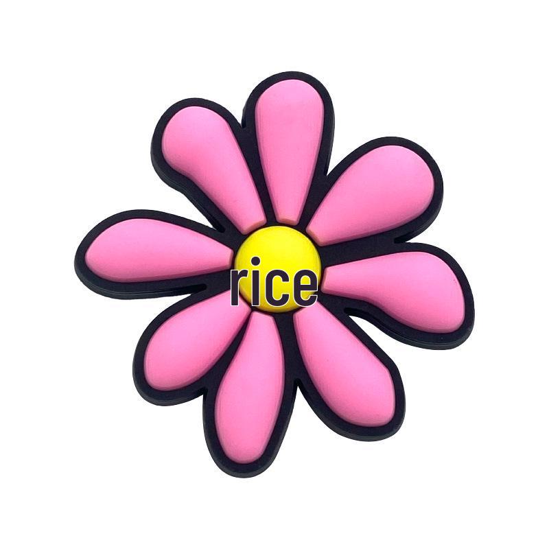 Кросс-бордер Розовая серия Шары для Crocs DIY Мягкие резиновые украшения для обуви