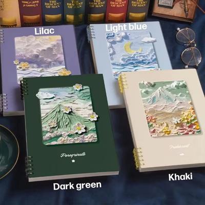 Утолщенная обложка Наполнитель Бумага Тетрадь Масляная живопись Дневник студента Блокнот Книга с отрывными листами Журнал