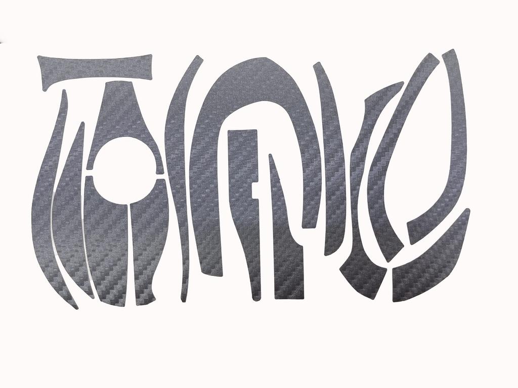 CUSTOM YOROI Custom Decal for 21 Antares DC and 22 Exsence DC Baitcasting Reels SEAT.JP (Silver, Right-Handed)