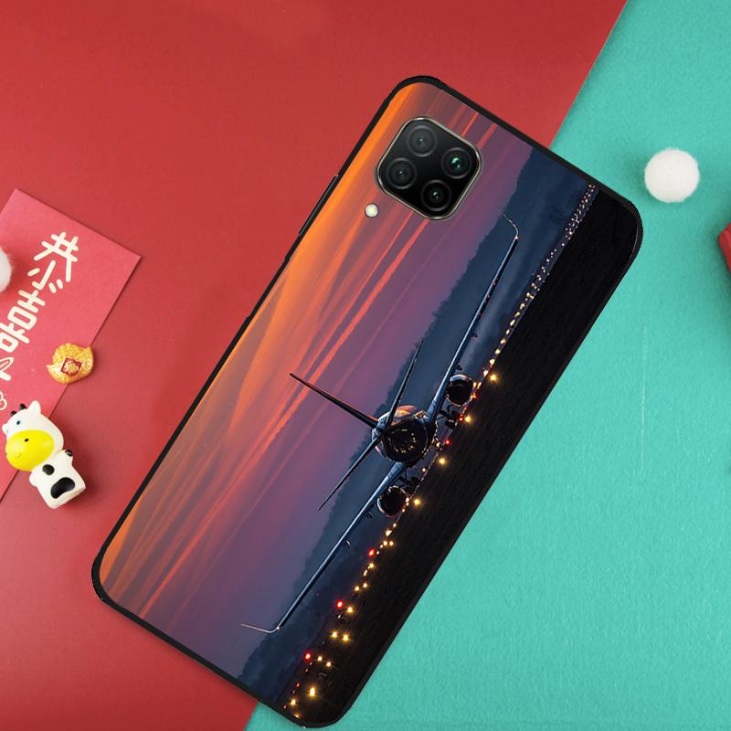 Чехол Самолет Самолет Самолет Для Huawei Nova 7i 8i 11i 12i Y73 Y72 Y61 Y91 Y90 Y70 Y60 9 10 SE 11 Pro P30 P40 Lite