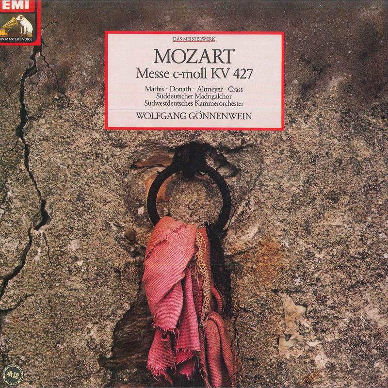 Виниловая пластинка WOLFGANG GONNENWEIN, SUDDEUTSCHER M - Mozart : Месса До минор Kv 427 2913531 ГОЛОС ЕГО МАСТЕРА Германия Классика Б/У