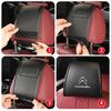 DBGO4 2PCS Leather Car Seat Headrest Protective Cover Accessories For Citroen C4 C3 C5 C2 Berlingo Celysee Cactus Picasso Saxo Grand