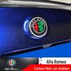 Alfa Romeo Giulia Stelvio Carbon Fiber Front & Rear Logos