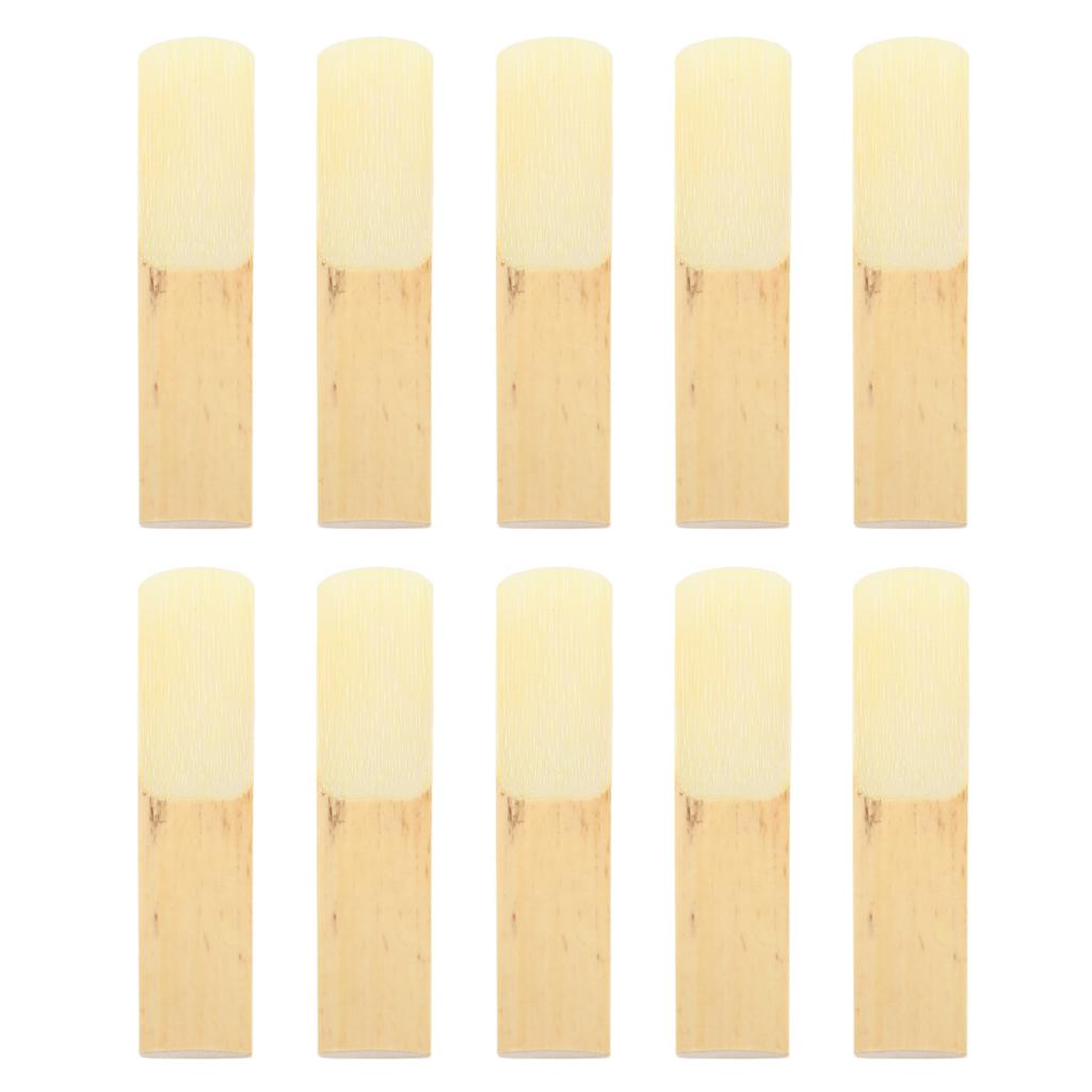 10 шт. набор тростей для тенор-саксофона Bb Key Sax запасные части аксессуары не деформируются с пластиком