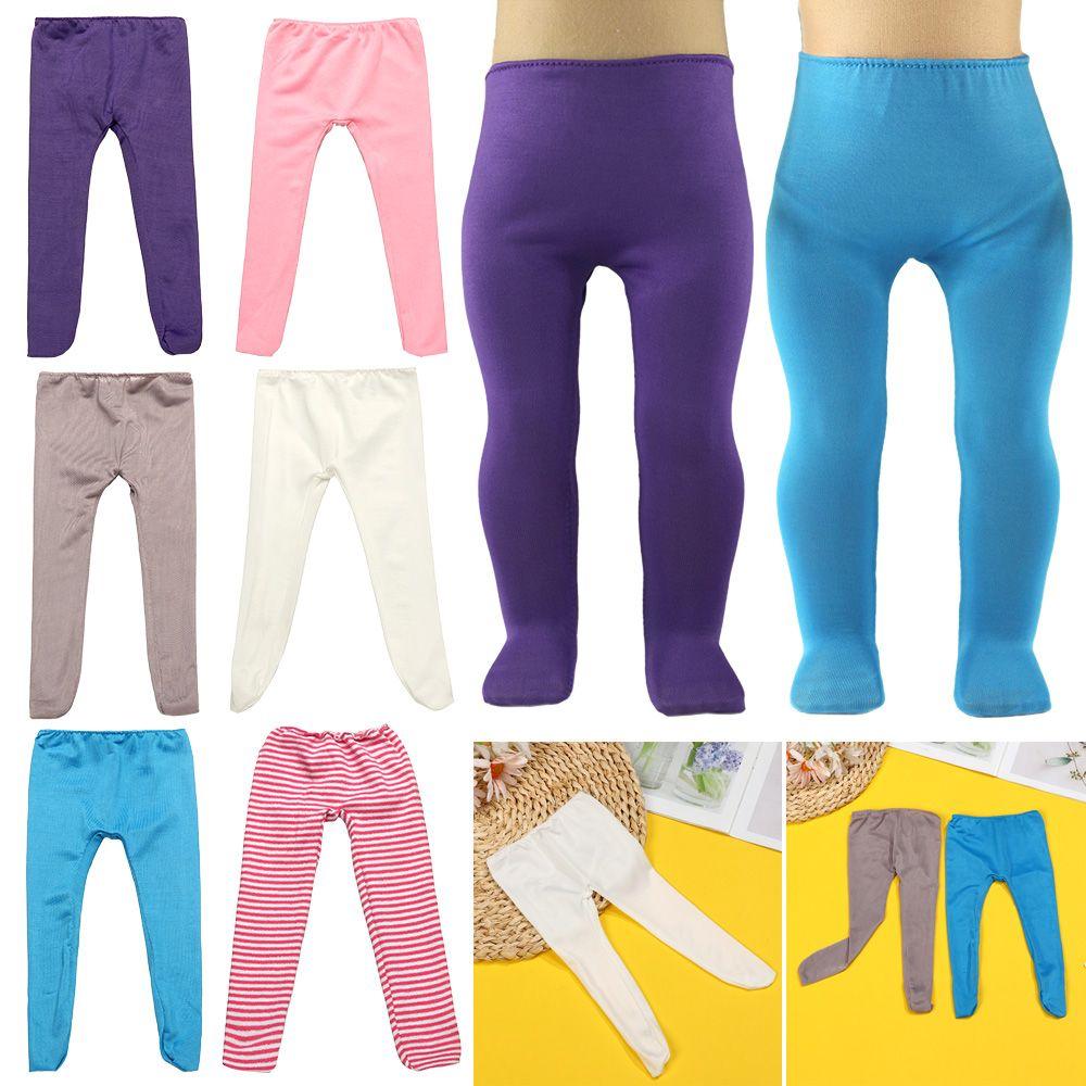 18''/43CM Doll Pantyhose Mini Stripes Leggings Heart Lace Tights Changing Dress Game Playing House Toy Clothes Fashion Gift