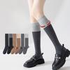 Female Spring and Summer Thin Micro Pressure Show Thin College Wind Tall Leg Socks