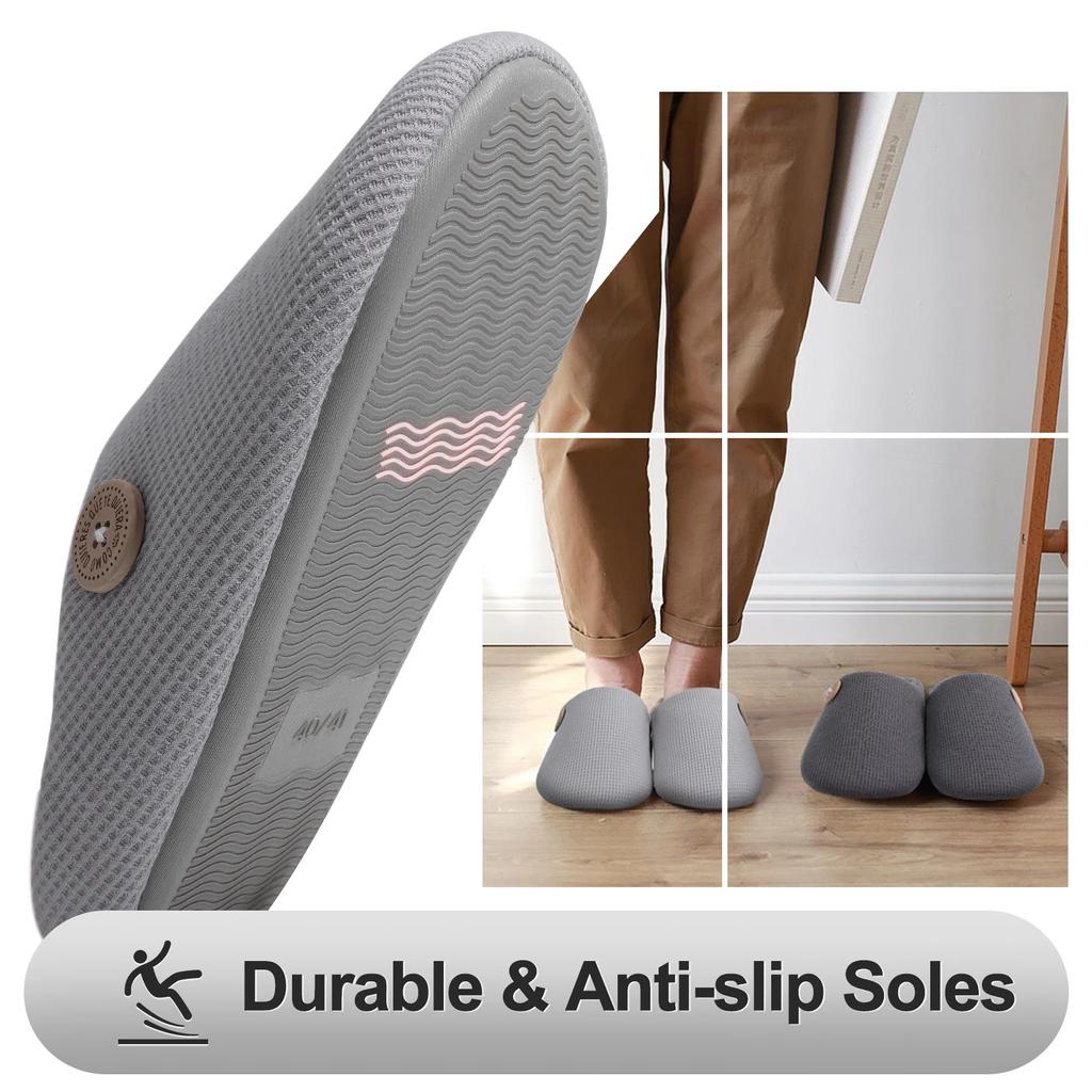 Fashion Smile Pop Men Flat Slippers Indoor Cozy Home Men Slippers Winter Casual Slippers Soft Antiskid Slippers Outdoor Fashion Shoes