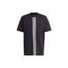 Originals Three-Stripe Logo Loose Fit Crew Neck T-Shirt Men Tops Black HZ0706