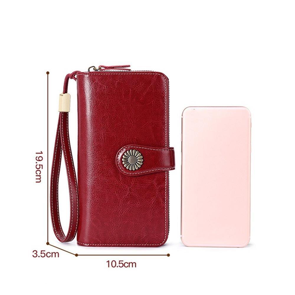 Женский длинный кошелек с RFID защитой