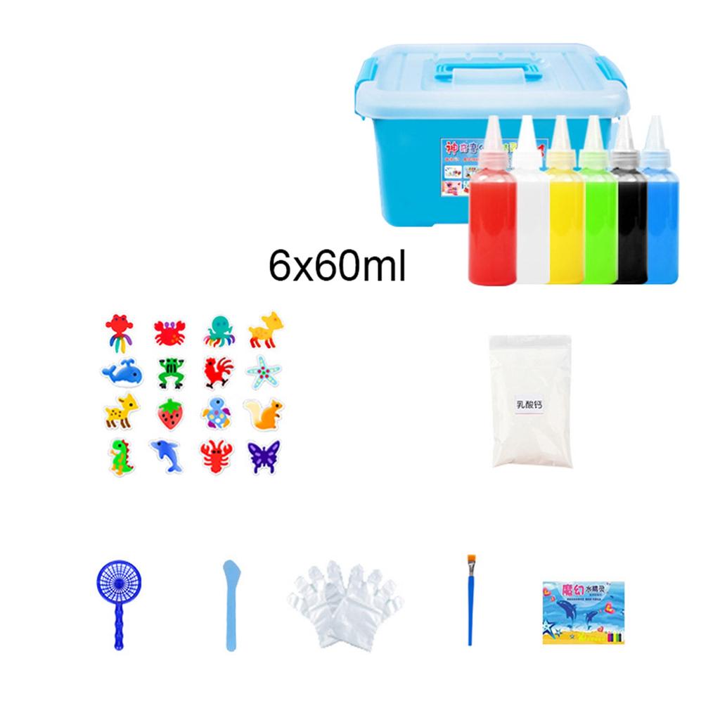 Детские игрушки Ocean DIY Colloid Toys Набор для самостоятельного изготовления детских игрушек с раствором Детские игрушки Ocean Enlightenment Toys Детские развивающие игрушки 60 мл