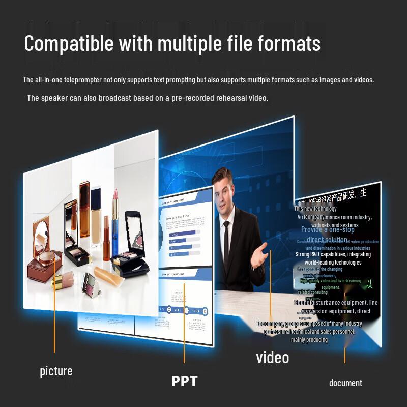 Jiashiying WJ-22X Portable Speech & Live Broadcast Teleprompter