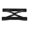 RC Car Aluminum Bumper Frame Brace for Axial SCX10 Electric Remote Control Crawler (Black)