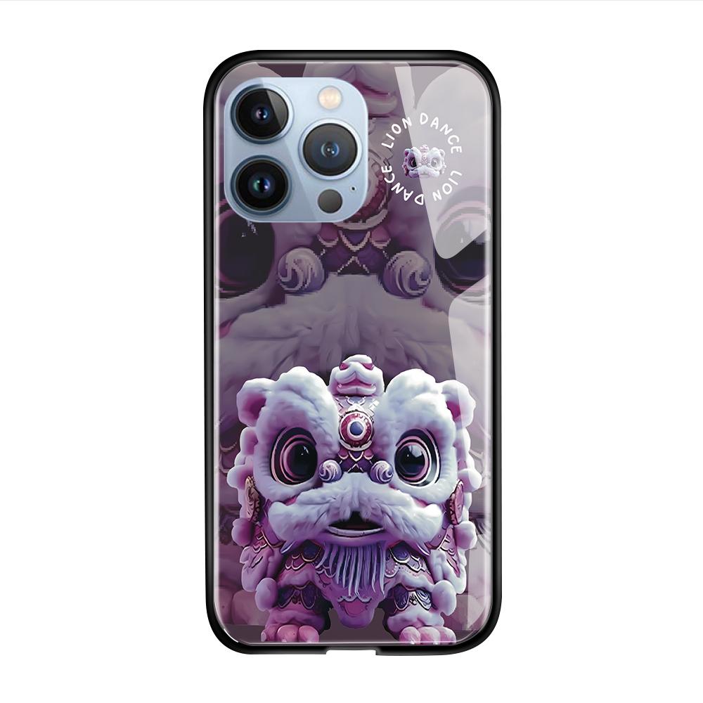 Чехол для телефона из закаленного стекла для iPhone 11 12 13 14 15 16 17 Redmi 10 12 14C Note10 Note14 Xiaomi 11Lite PocoC75 Мягкий край Ударопрочный Гладкий чехол