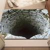 3D Визуальный Полиэстеровая Ткань Напольный Коврик для Дома Ванной Двери Впитывающий и Нескользящий Коврик для Ног Легкий в Уходе
