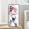 Princess Cartoon For Samsung A53 A52 A33 A32 A51 A71 A21S A13 A73 A50 A22 A23 A03 A72 A54 A12 5G Black Funda Phone Case