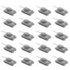 20-Piece T-34 WWII Tank Model Kit, 1/2000, 1/700, 1/400, 1/350 Scale Resin Tracked Armored Fighting Vehicle Model Military Model Kit (1/700 (12mm))