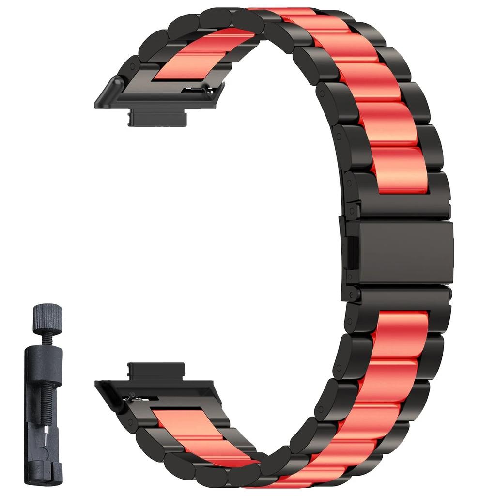 Ремешок из нержавеющей стали для Redmi watch 6 5 4, ремешок для умных часов, металлический браслет с звеньями для xiaomi mi band 8/9 pro, ремешки для часов