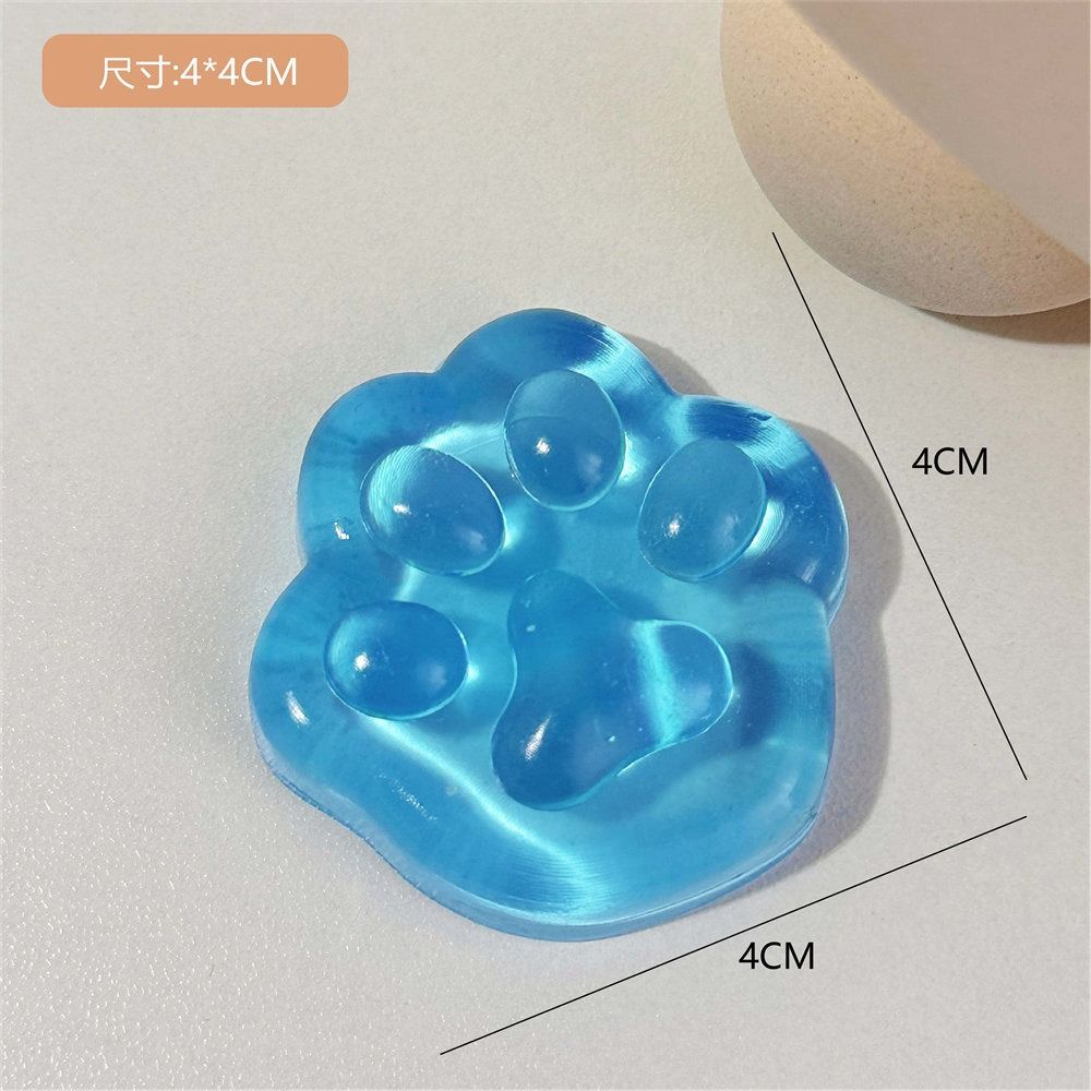 Pinching Cat Paw Fish Cat Paw Mini Mochi Ice Pressure Ball Toy Squeeze Toy Mini Mochi Ice Block
