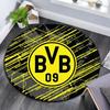 Borussia Dortmund2,Round Area Rug,Carpet Rug for Living Room Bedroom Sofa Playroom Decor,Non-slip Floor Mat