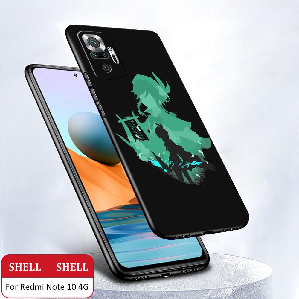 Чехол Celular Genshin Impact Аниме Капа для Xiaomi Redmi Note 10 Pro 9s 9c 8 9a K40 9 8t 9t 11 K40s 11t K50 11s